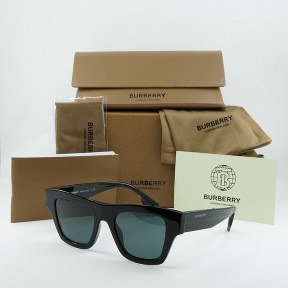 FINAL PRICE NEW BURBERRY ERNEST BE4360 399387 BLACK DARK GREY MENS SUNGL… - Picture 1 of 10